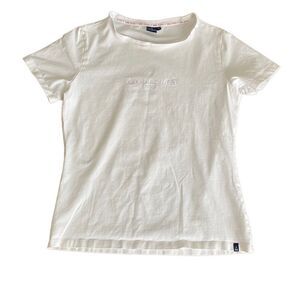 Daniel Hechter Paris T Shirt 40 White Embroidery